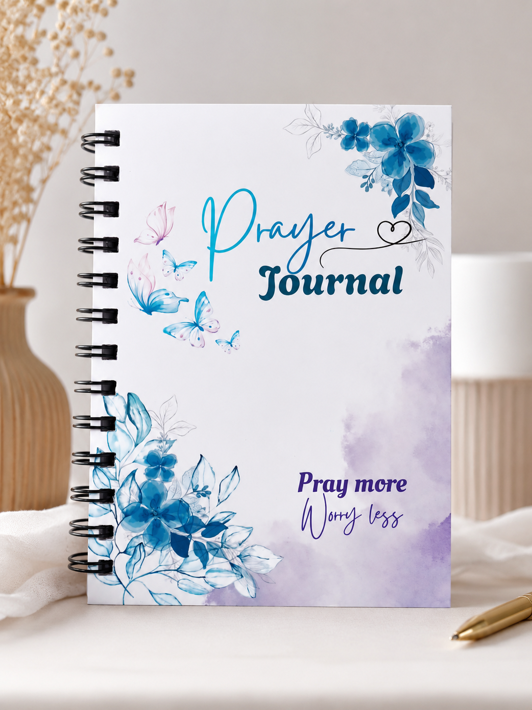 Handmade Christian Prayer Journal Kit | Bible Study Gift Set