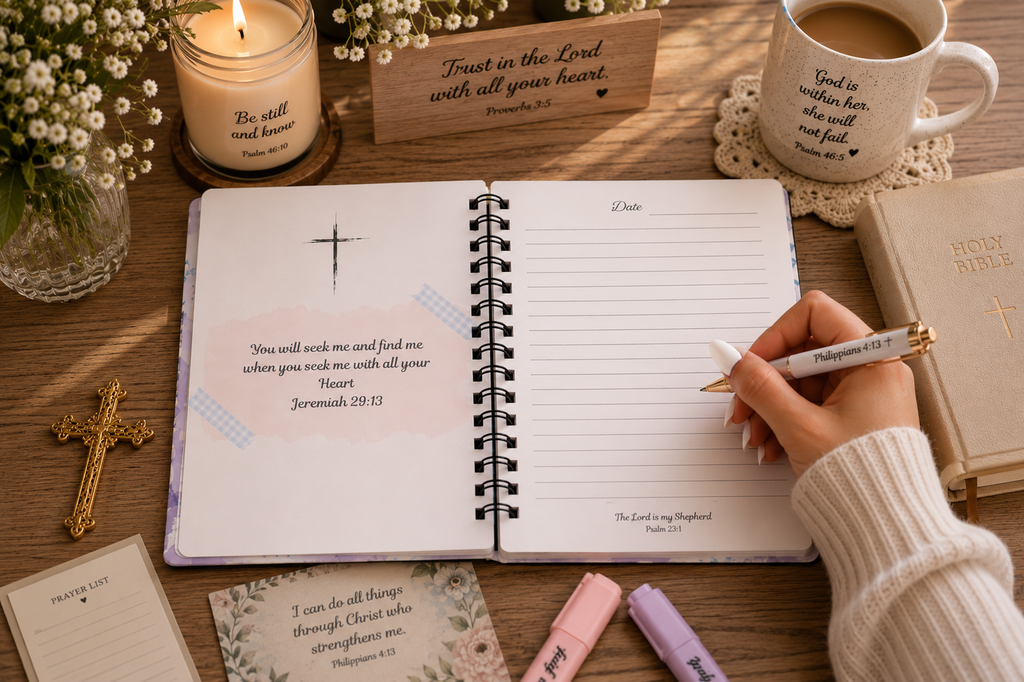 Handmade Christian Prayer Journal