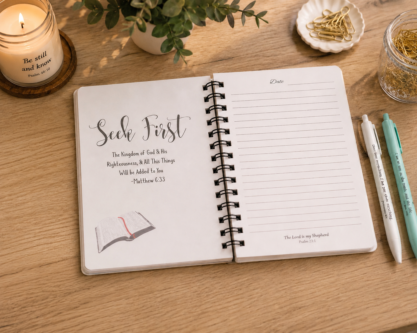 Handmade Christian Prayer Journal